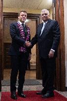 Emmanuel Macron meets Sri Lanka president - Colombo