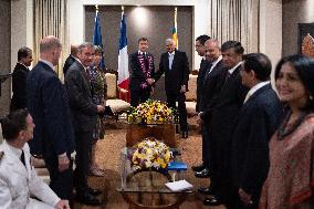 Emmanuel Macron meets Sri Lanka president - Colombo