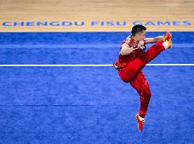 (Chengdu Universiade)CHINA-SICHUAN-CHENGDU-WORLD UNIVERSITY GAMES-WUSHU(CN)