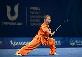 (Chengdu Universiade)CHINA-SICHUAN-CHENGDU-WORLD UNIVERSITY GAMES-WUSHU(CN)