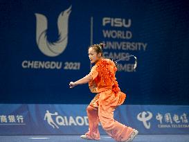 (Chengdu Universiade)CHINA-SICHUAN-CHENGDU-WORLD UNIVERSITY GAMES-WUSHU(CN)