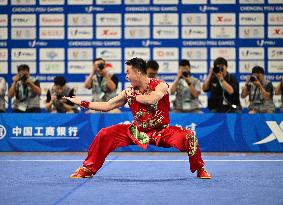 (Chengdu Universiade)CHINA-SICHUAN-CHENGDU-WORLD UNIVERSITY GAMES-WUSHU(CN)