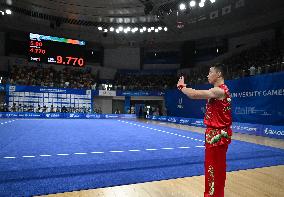(Chengdu Universiade)CHINA-SICHUAN-CHENGDU-WORLD UNIVERSITY GAMES-WUSHU(CN)