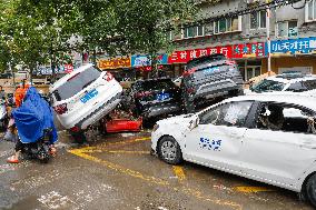 Rainstorm Hit Jinan, China