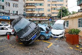 Rainstorm Hit Jinan, China