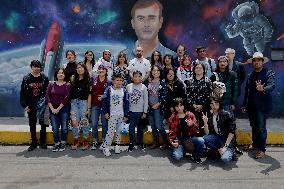 Rodolfo Neri Vela, First Mexican Astronaut Talks To Children And Young People From Iztapalapa