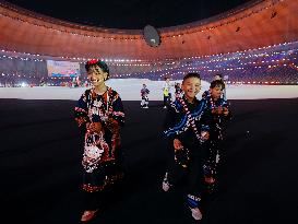 (Chengdu Universiade)CHINA-SICHUAN-CHENGDU-WORLD UNIVERSITY GAMES-OPENING CEREMONY-BEHIND THE SCENES(CN)