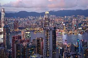 Hong Kong Urban Skyline