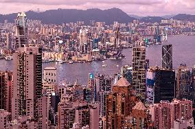 Hong Kong Urban Skyline