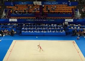 (Chengdu Universiade)CHINA-SICHUAN-CHENGDU-WORLD UNIVERSITY GAMES-RHYTHMIC GYMNASTICS (CN)