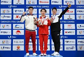 (Chengdu Universiade)CHINA-SICHUAN-CHENGDU-WORLD UNIVERSITY GAMES-WUSHU(CN)