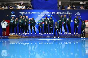 (SP)JAPAN-FUKUOKA-WORLD AQUATICS CHAMPIONSHIPS-WATER POLO-MEN-FINAL-GRE VS HUN