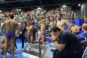 (SP)JAPAN-FUKUOKA-WORLD AQUATICS CHAMPIONSHIPS-WATER POLO-MEN-FINAL-GRE VS HUN