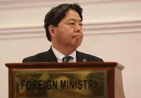 Japanese Foreign Minister Yoshimasa Hayashi Visits Sri Lanka