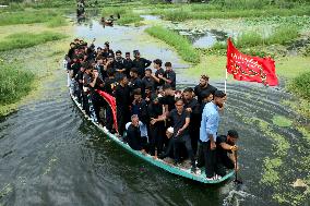 Muharram Procession In Boats - Kashmir