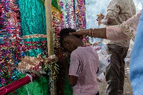 Muslim Devotees Participate In The Muharram