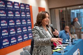 VP Harris at Roxbury Community College