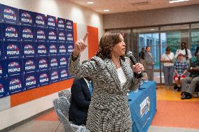 VP Harris at Roxbury Community College