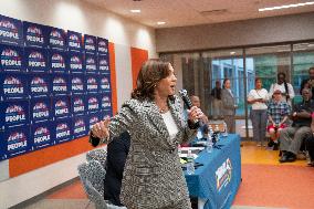 VP Harris at Roxbury Community College