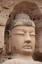 Maitreya Giant Buddha in Bingling Temple in Gansu, China