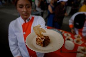 Pre-Hispanic Gastronomic Fair In Iztapalapa, Mexico City