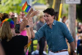 Trudeau Takes Part In Pride Parade - Charlottetown