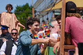 Trudeau Takes Part In Pride Parade - Charlottetown