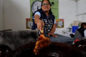 Pre-Hispanic Gastronomic Fair In Iztapalapa, Mexico City