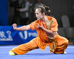 (Chengdu Universiade)CHINA-SICHUAN-CHENGDU-WORLD UNIVERSITY GAMES-WUSHU(CN)