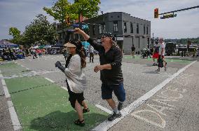 CANADA-NEW WESTMINSTER-CAR FREE DAY