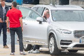 King Juan Carlos Takes Part In A Regatta - Galicia