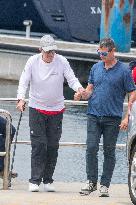 King Juan Carlos Takes Part In A Regatta - Galicia