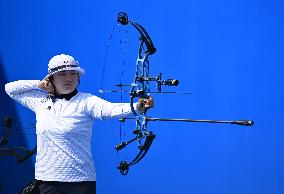 (Chengdu Universiade)CHINA-SICHUAN-CHENGDU-WORLD UNIVERSITY GAMES-ARCHERY(CN)