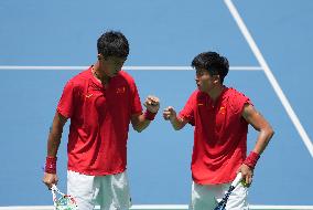 (Chengdu Universiade)CHINA-SICHUAN-CHENGDU-WORLD UNIVERSITY GAMES-TENNIS(CN)