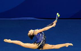 (Chengdu Universiade)CHINA-SICHUAN-CHENGDU-WORLD UNIVERSITY GAMES-RHYTHMIC GYMNASTICS(CN)