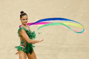 (Chengdu Universiade)CHINA-SICHUAN-CHENGDU-WORLD UNIVERSITY GAMES-RHYTHMIC GYMNASTICS(CN)