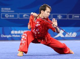 (Chengdu Universiade)CHINA-SICHUAN-CHENGDU-WORLD UNIVERSITY GAMES-WUSHU (CN)