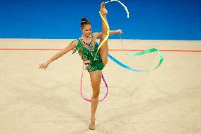 (Chengdu Universiade)CHINA-SICHUAN-CHENGDU-WORLD UNIVERSITY GAMES-RHYTHMIC GYMNASTICS(CN)