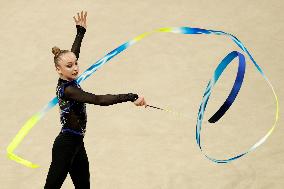 (Chengdu Universiade)CHINA-SICHUAN-CHENGDU-WORLD UNIVERSITY GAMES-RHYTHMIC GYMNASTICS(CN)