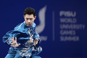 (Chengdu Universiade)CHINA-SICHUAN-CHENGDU-WORLD UNIVERSITY GAMES-WUSHU (CN)