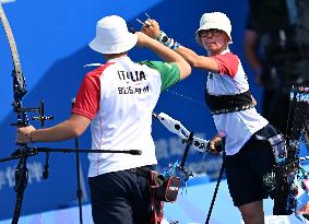 (Chengdu Universiade)CHINA-CHENGDU-WORLD UNIVERSITY GAMES-ARCHERY RECURVE MIXED TEAM (CN)