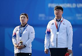 (Chengdu Universiade)CHINA-CHENGDU-WORLD UNIVERSITY GAMES-ARCHERY RECURVE MIXED TEAM (CN)