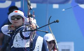 (Chengdu Universiade)CHINA-CHENGDU-WORLD UNIVERSITY GAMES-ARCHERY-RECURVE WOMEN'S TEAM (CN)