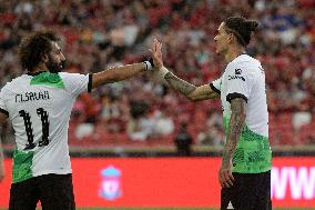 (SP)SINGAPORE-FOOTBALL-SINGAPORE FESTIVAL-LIVERPOOL VS LEICESTER CITY