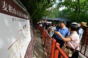 CHINA-GANSU-MAIJISHAN GROTTOES-TOURISM (CN)