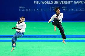 (Chengdu Universiade)CHINA-SICHUAN-CHENGDU-WORLD UNIVERSITY GAMES-TAEKWONDO(CN)