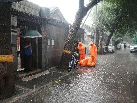 Beijing Issued Red Alert For Floods