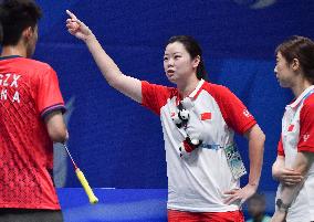 (Chengdu Universiade)CHINA-CHENGDU-WORLD UNIVERSITY GAMES-BADMINTON(CN)