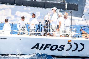 King Felipe At The Copa del Rey MAPFRE - Palma