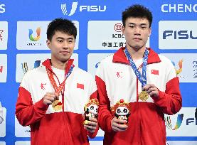 (Chengdu Universiade)CHINA-CHENGDU-WORLD UNIVERSITY GAMES-DIVING (CN)